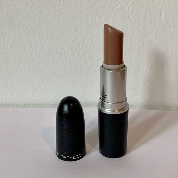 MAC Cosmetics FRESH BREW Lustre Lipstick Rare Discontinued Full Size *USED* Nude - Picture 1 of 7